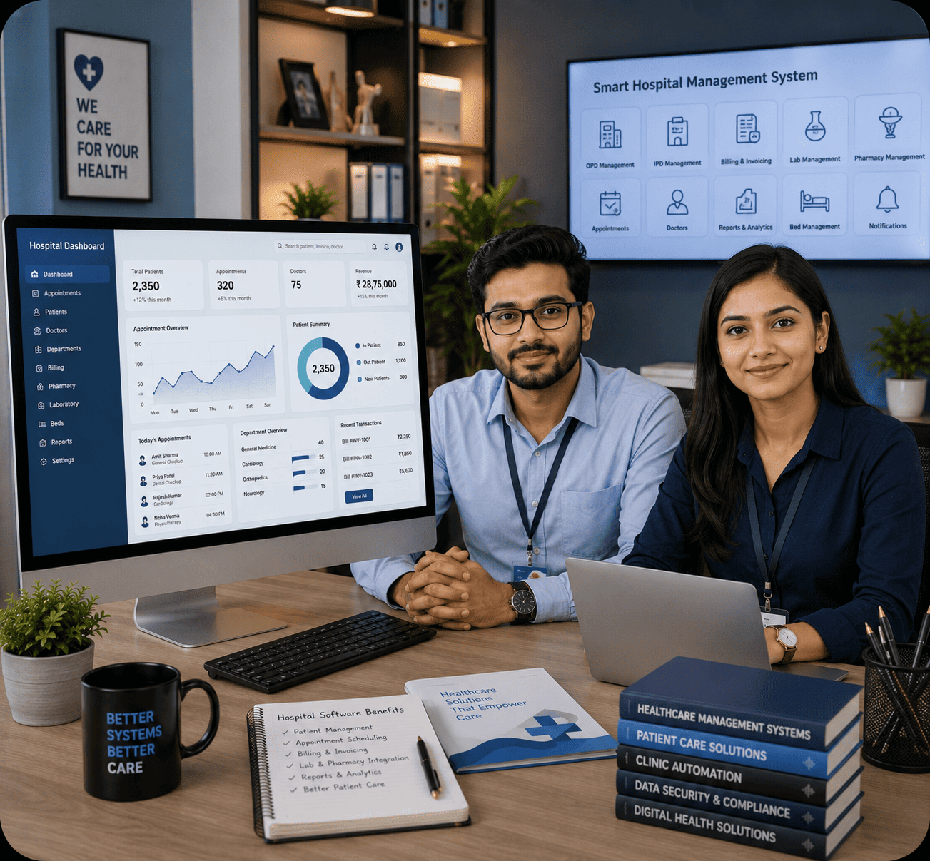 Hospital and clinic management software development in Jaipur