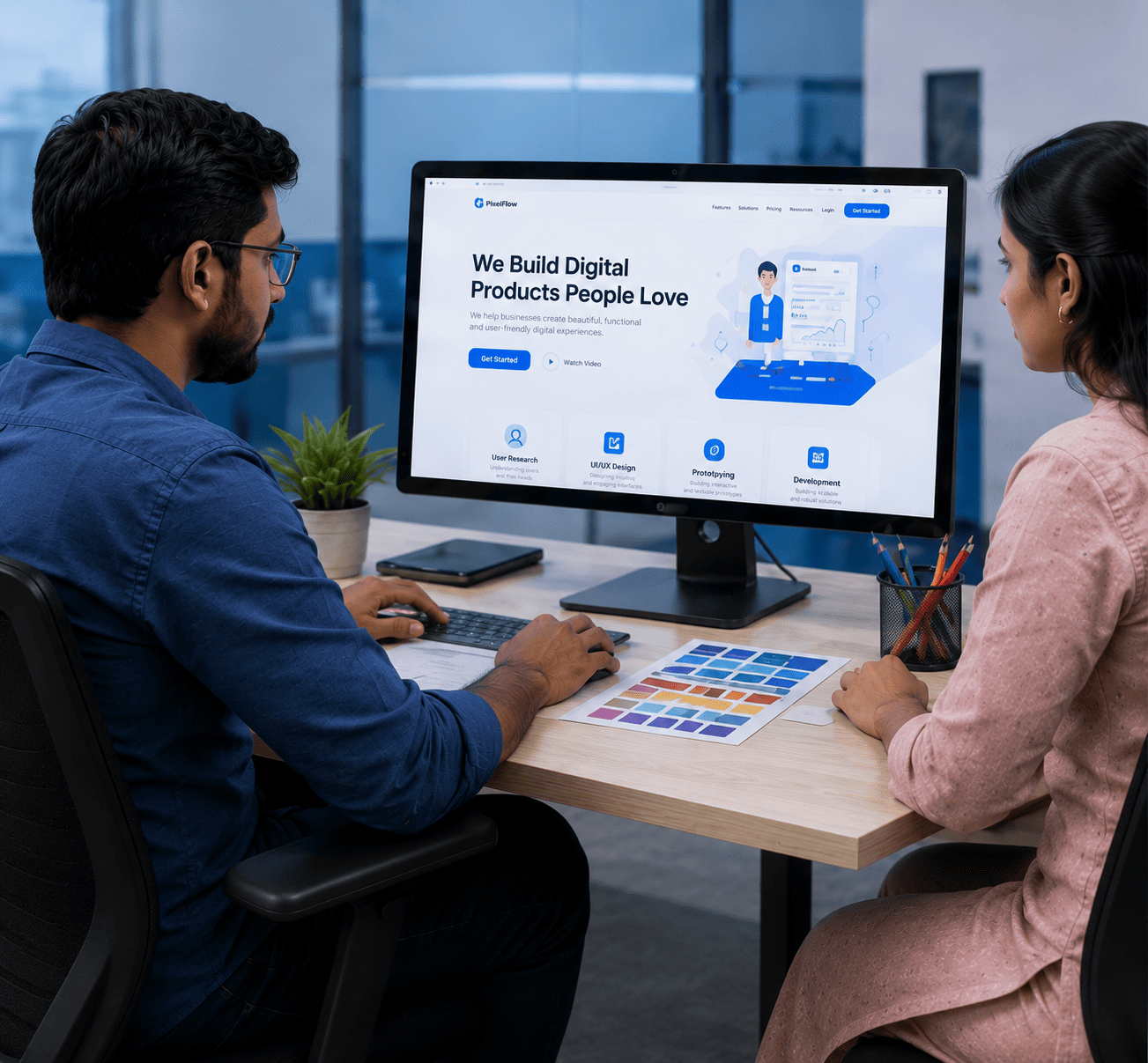 Landing Page UI Design Services