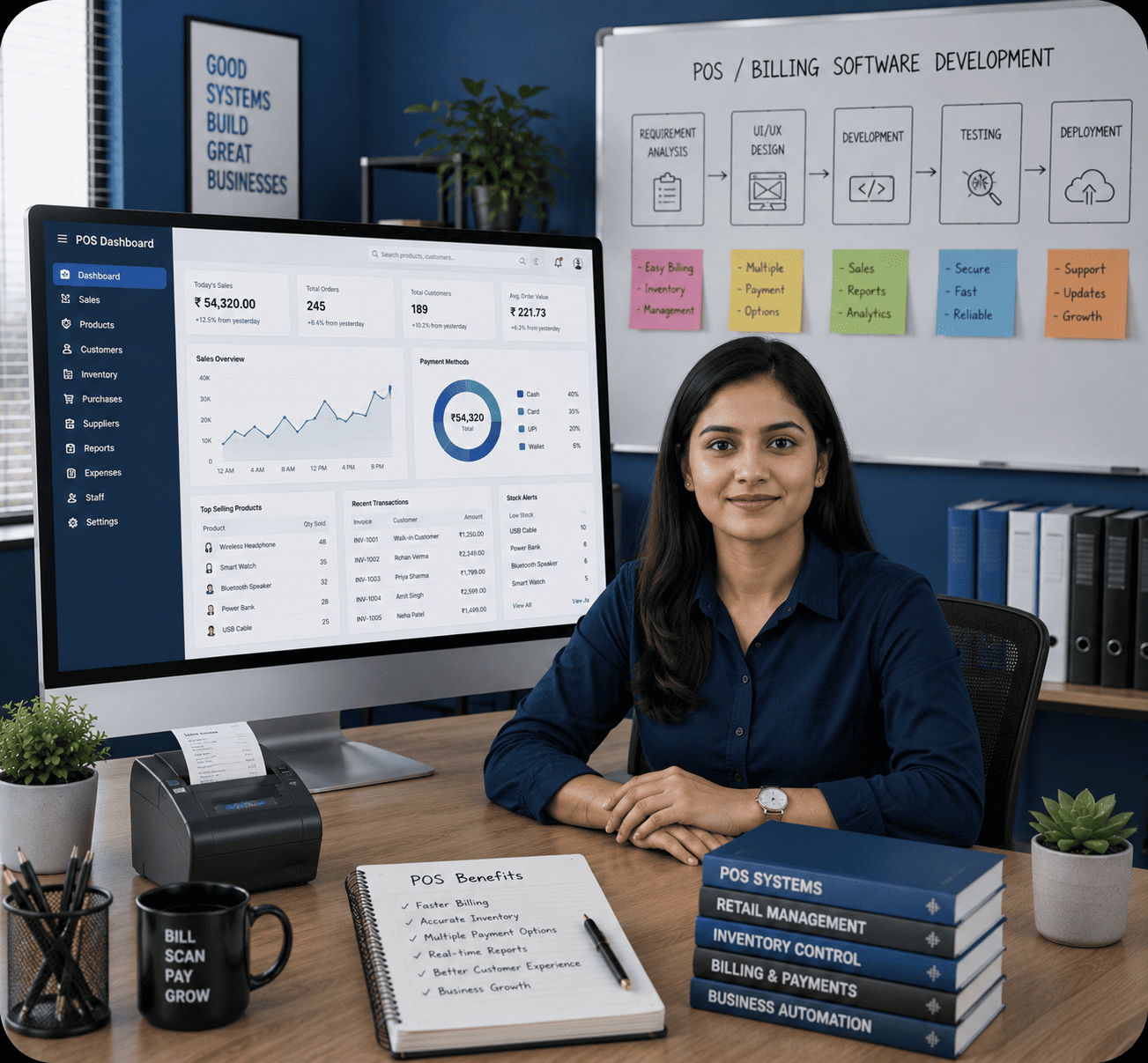 Custom POS and billing software development in Jaipur
